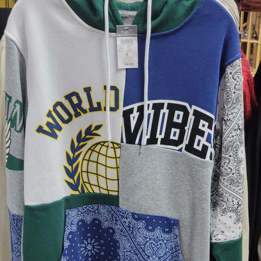 Pull over over hoodie sweat jacket